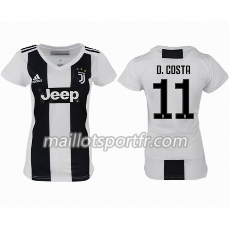 Maillot de Foot Juventus D.COSTA 11 Femme Domicile 2018/19